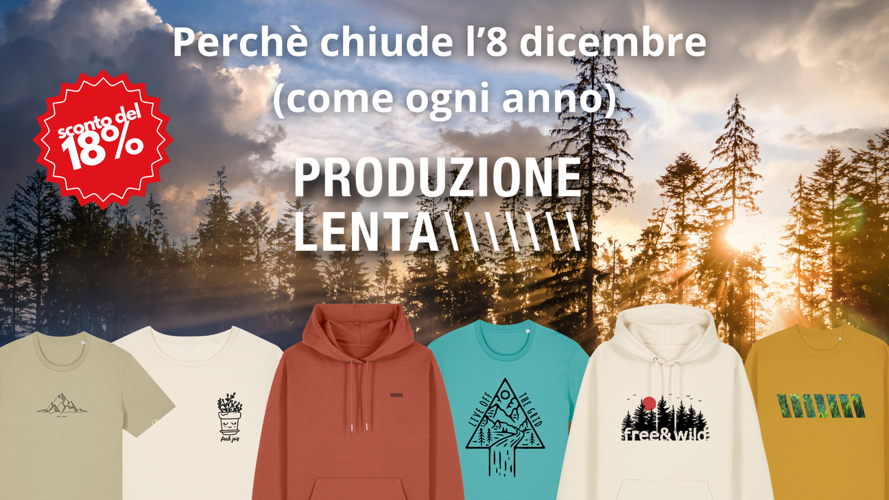 Produzione Lenta | Regali di Natale sostenibili per chi ama la montagna - Sconto 18%