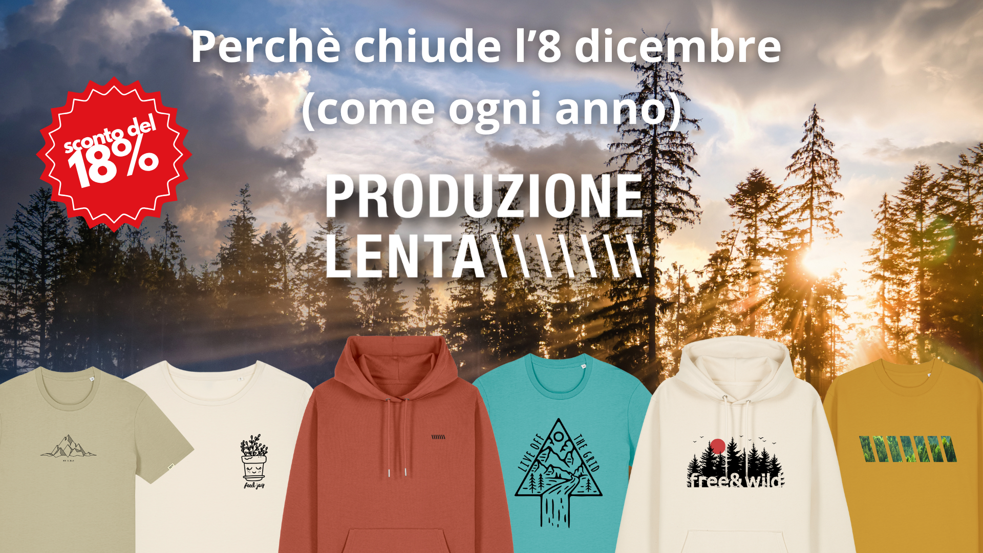 Produzione Lenta | Regali di Natale sostenibili per chi ama la montagna - Sconto 18%