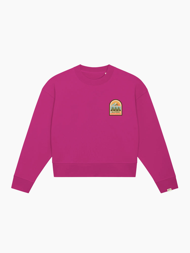 Felpa crop top - Nature Explorer
