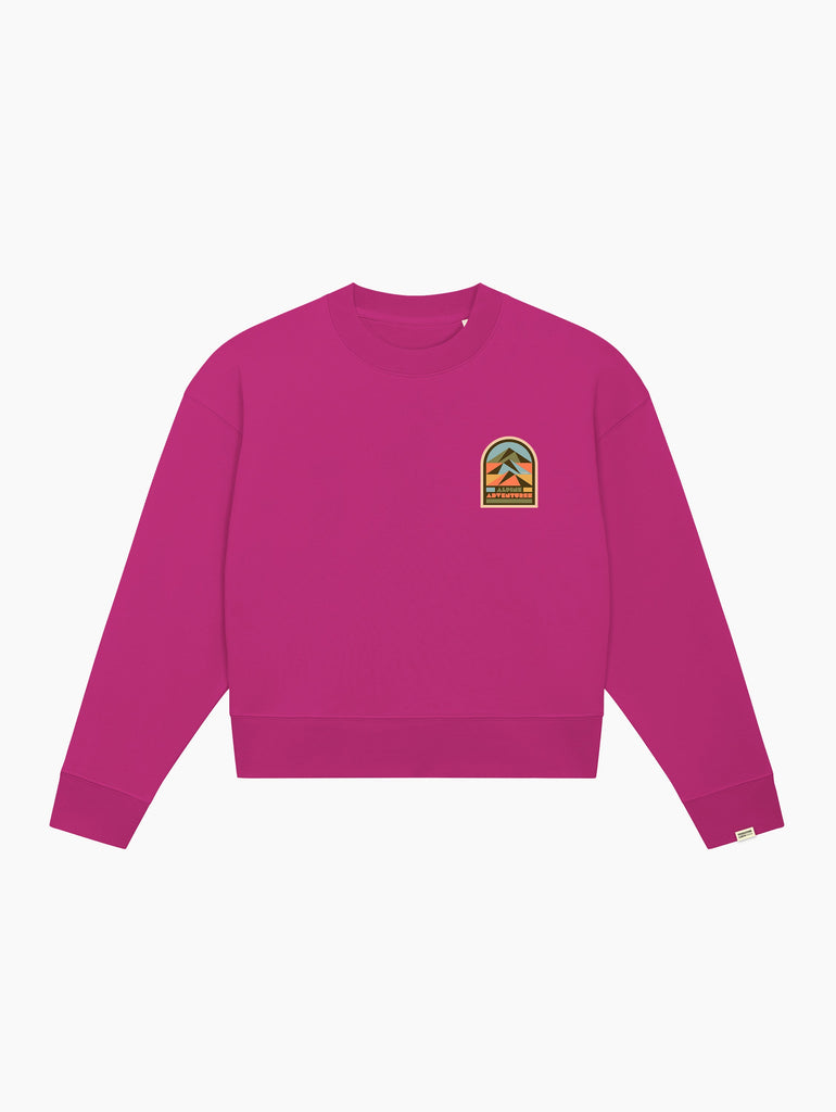 Felpa crop top - Alpine adventures