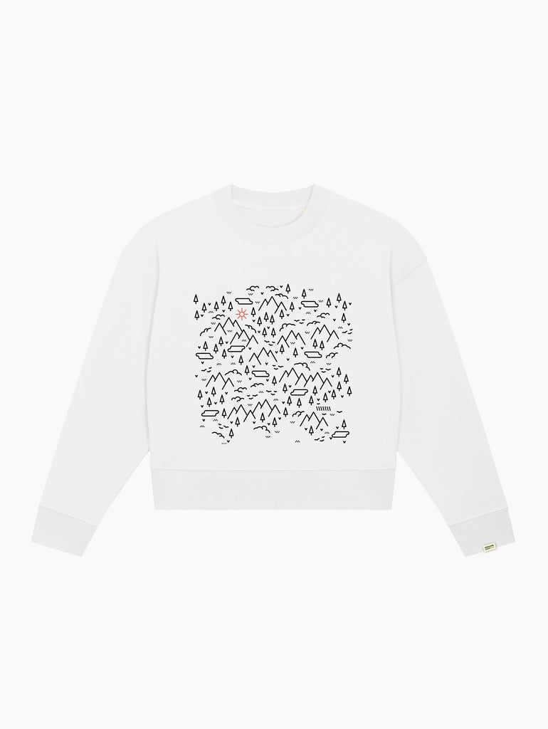 Felpa crop top - Under the sun