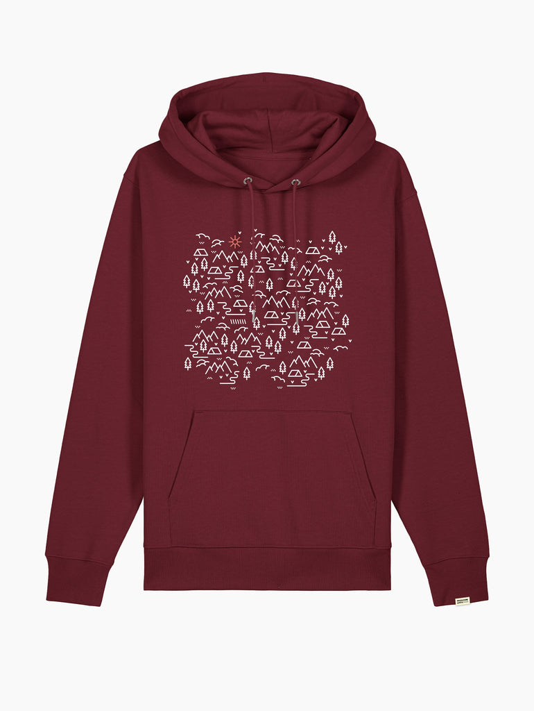 Felpa con cappuccio - Wild camp