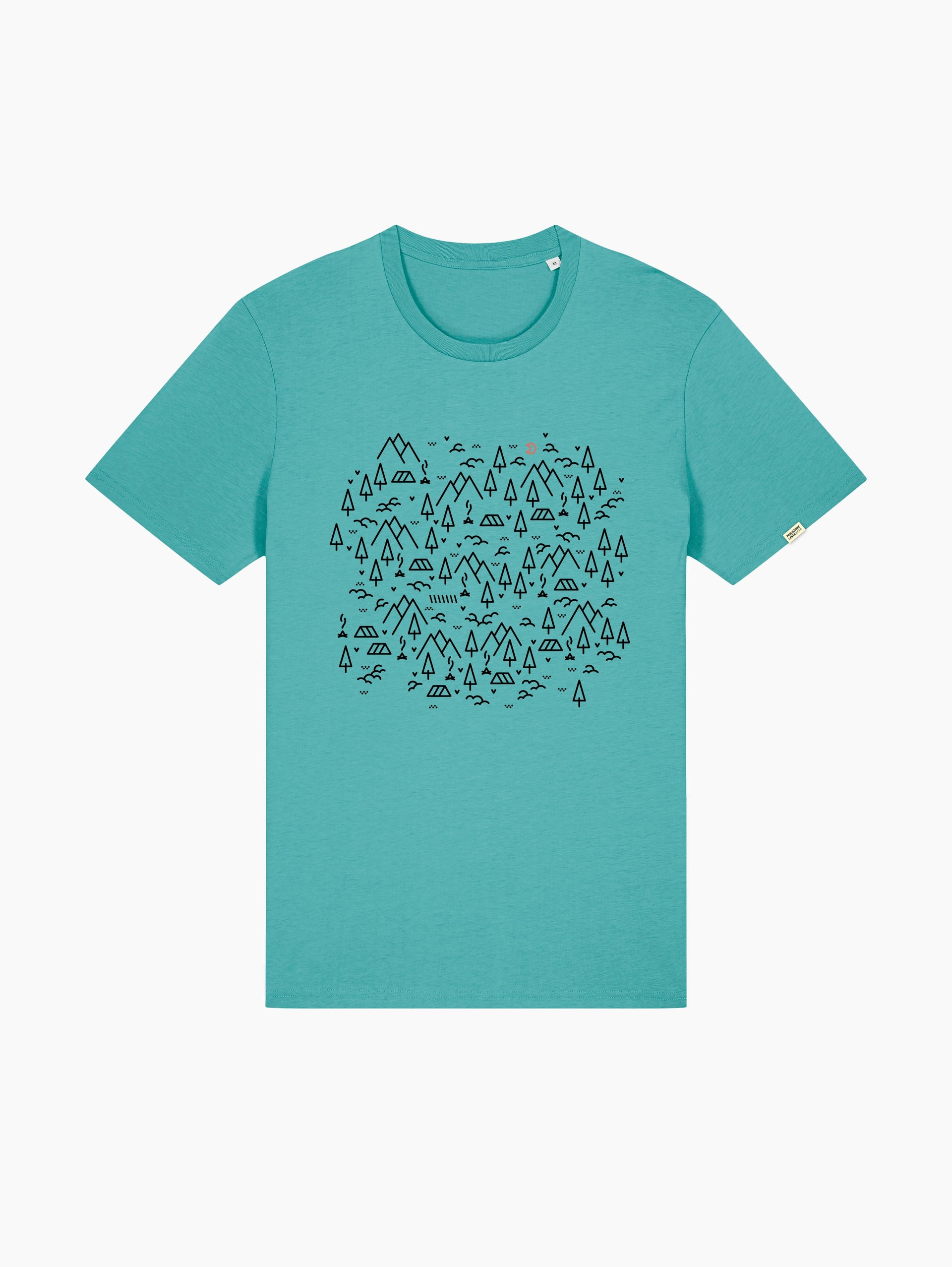 T-Shirt classica - Campfire camping