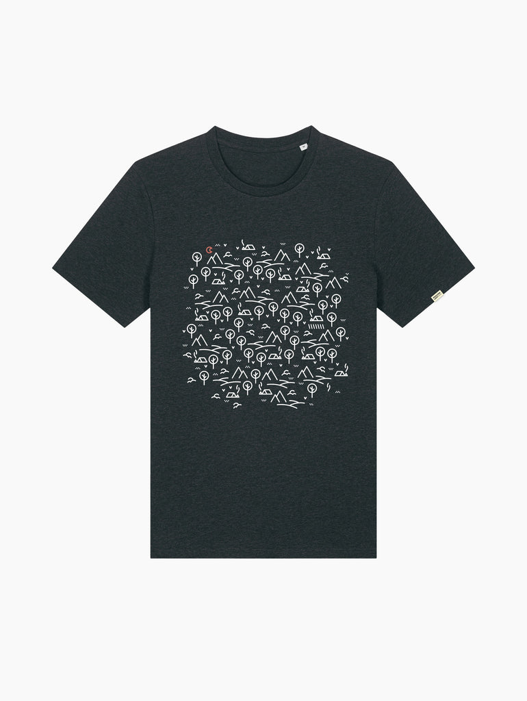 T-Shirt classica - Woodland camping