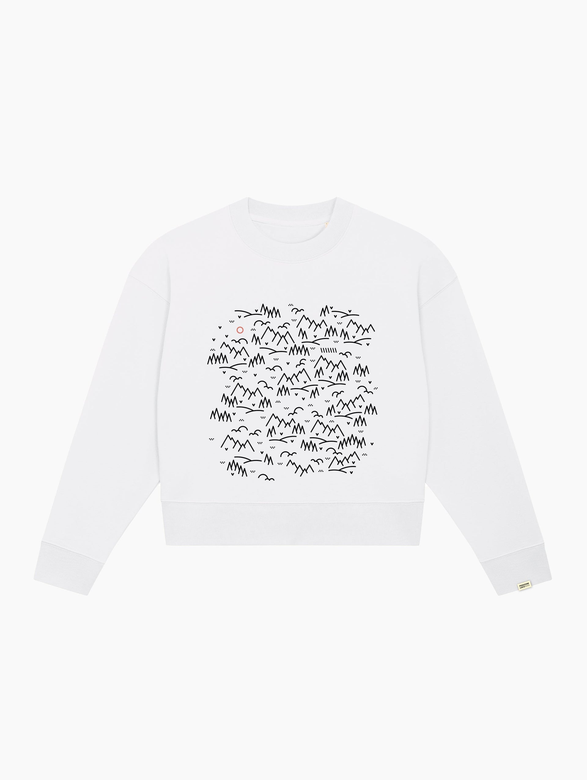Felpa crop top - High peaks