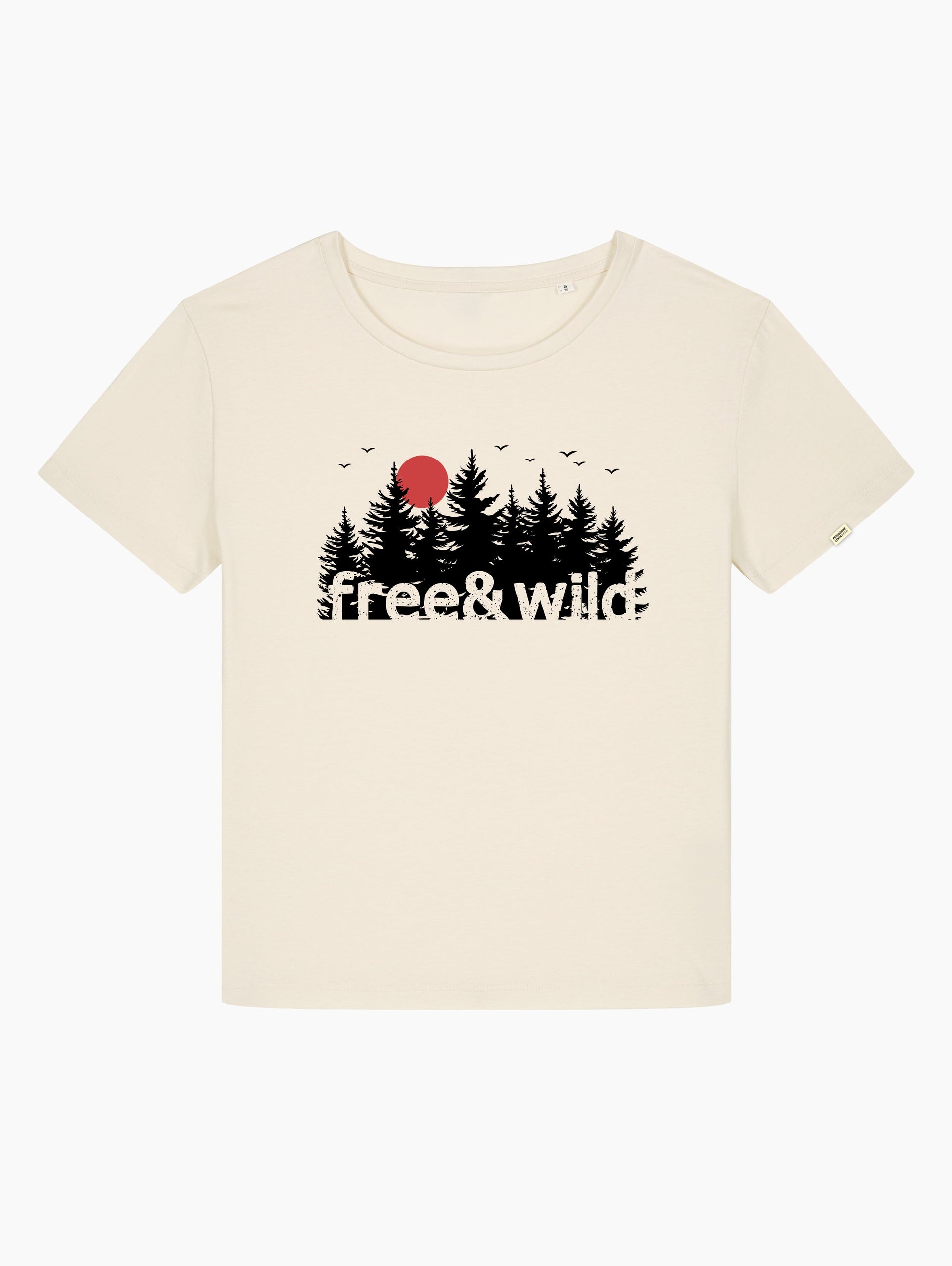 T-Shirt femminile - free and wild
