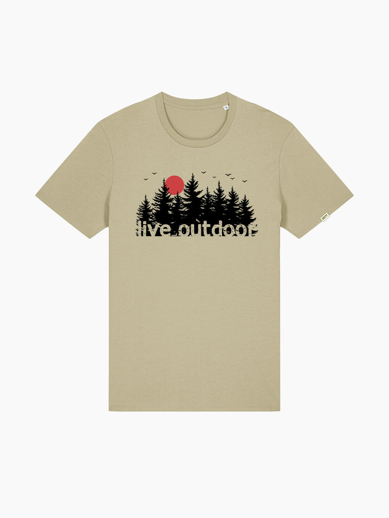 T-Shirt classica - Live outdoor