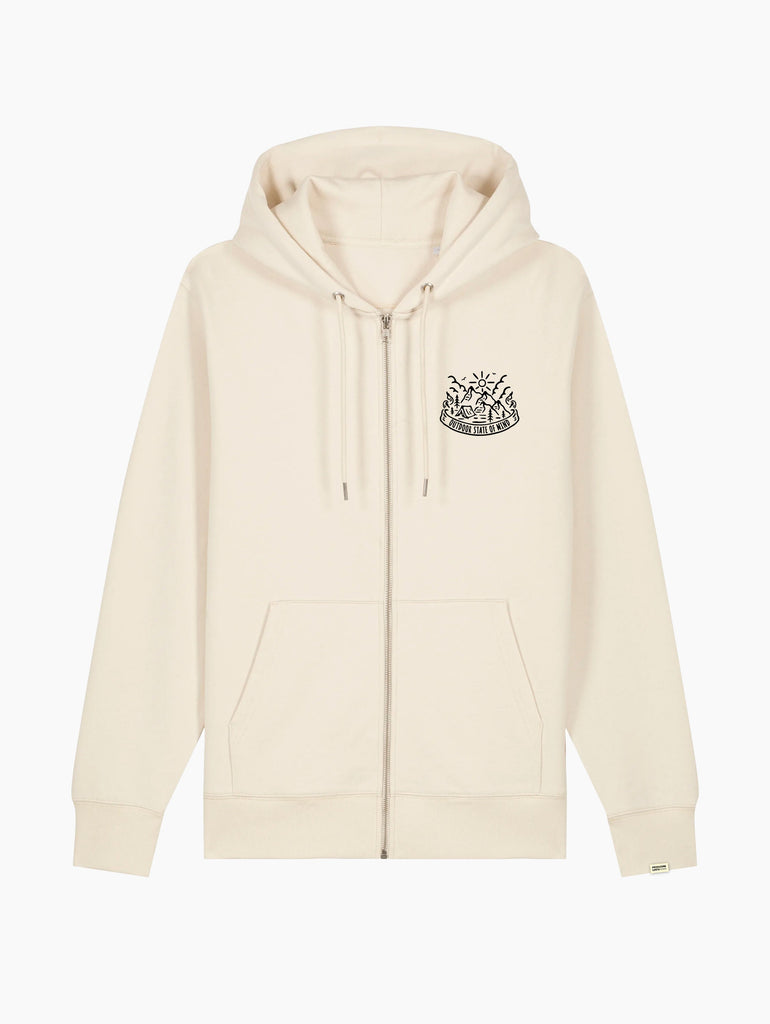 Felpa zip -  Outdoor state of mind