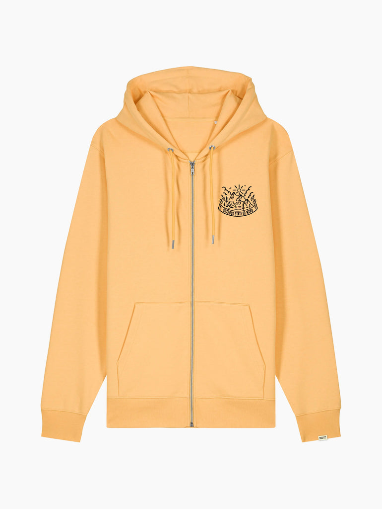 Felpa zip -  Outdoor state of mind