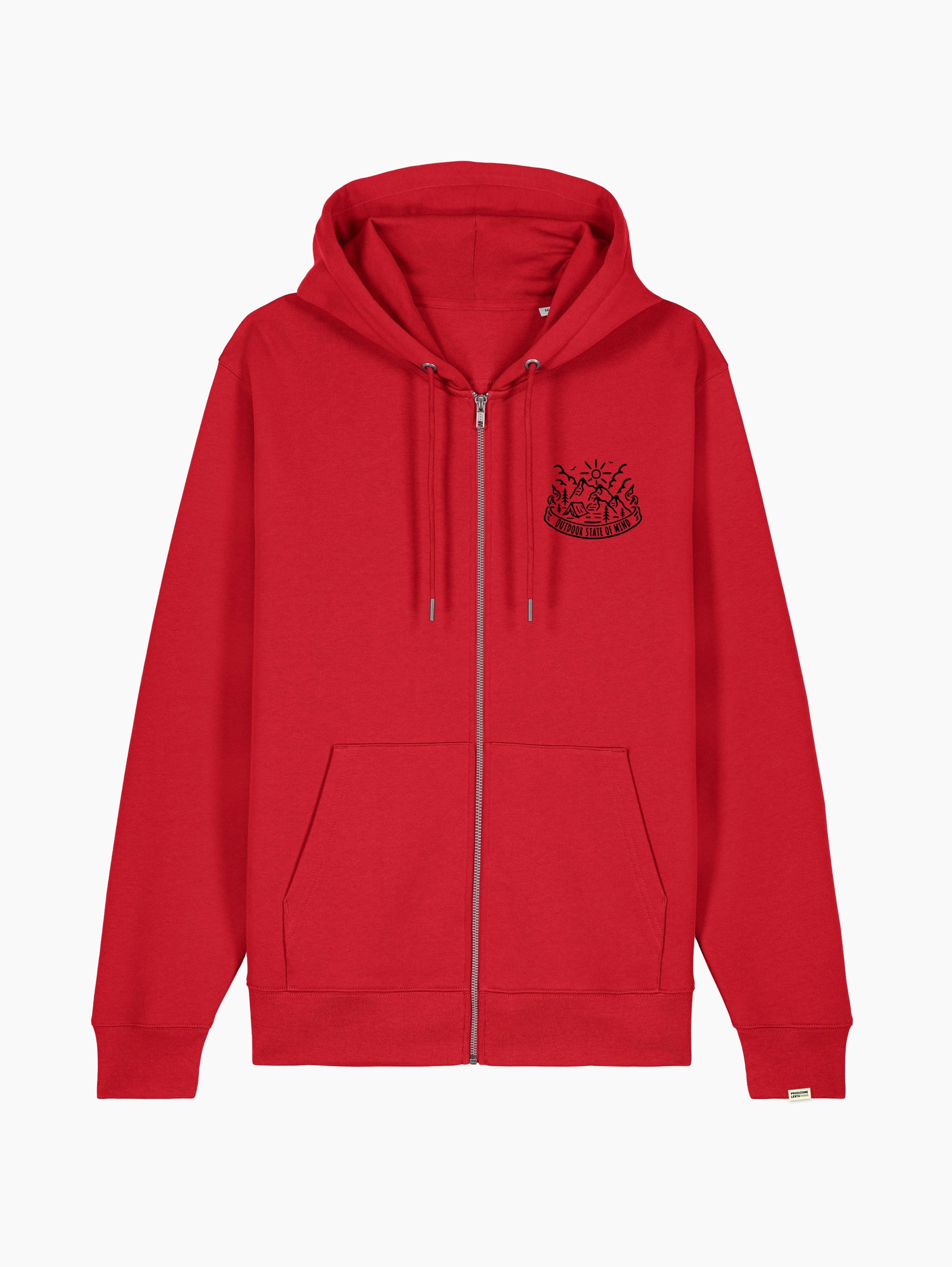 Felpa zip -  Outdoor state of mind