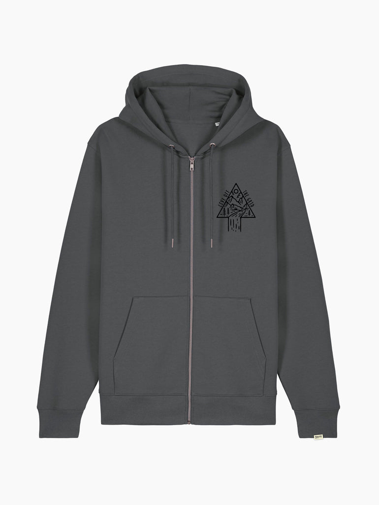 Felpa zip -  Live off the grid