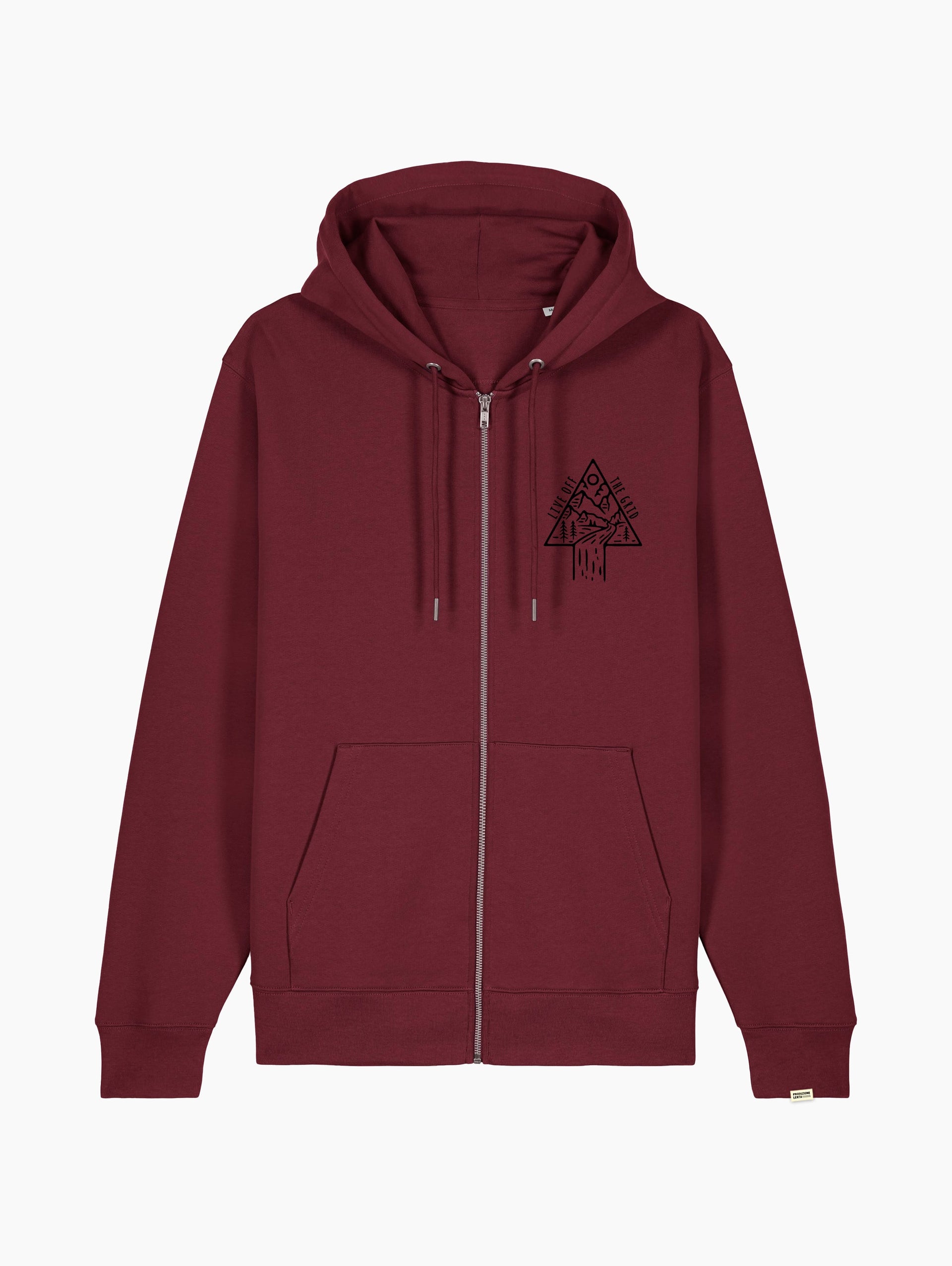 Felpa zip -  Live off the grid