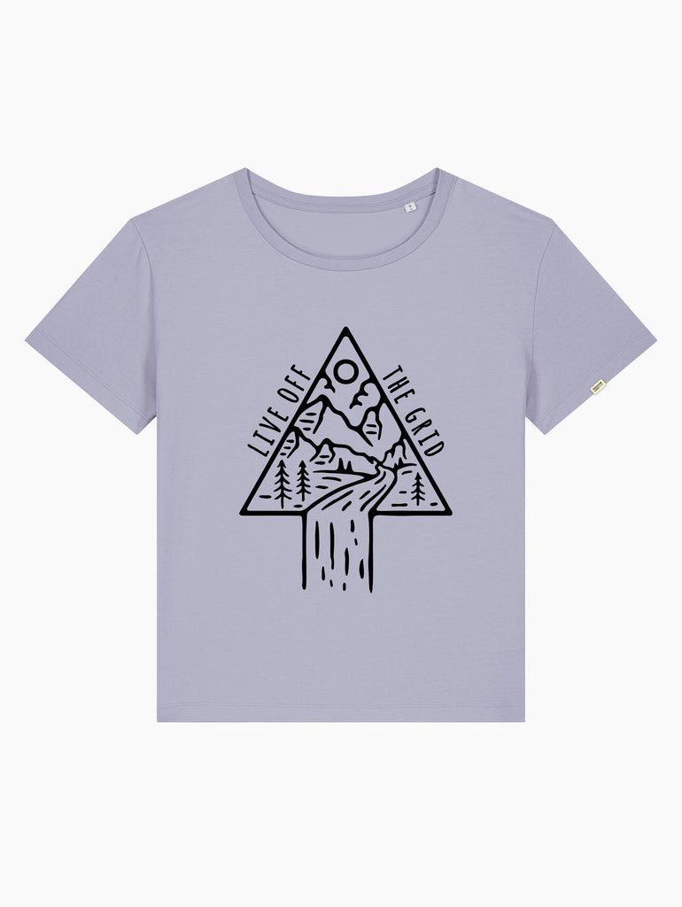 T-Shirt femminile - Live off the grid