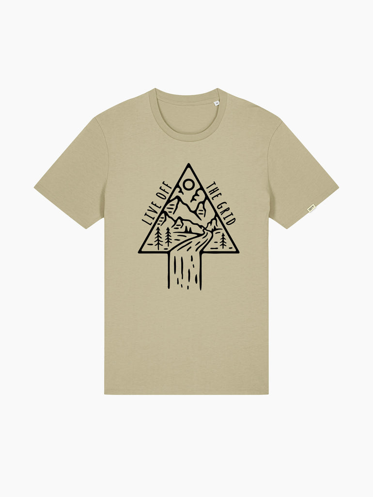 T-Shirt classica - Live off the grid