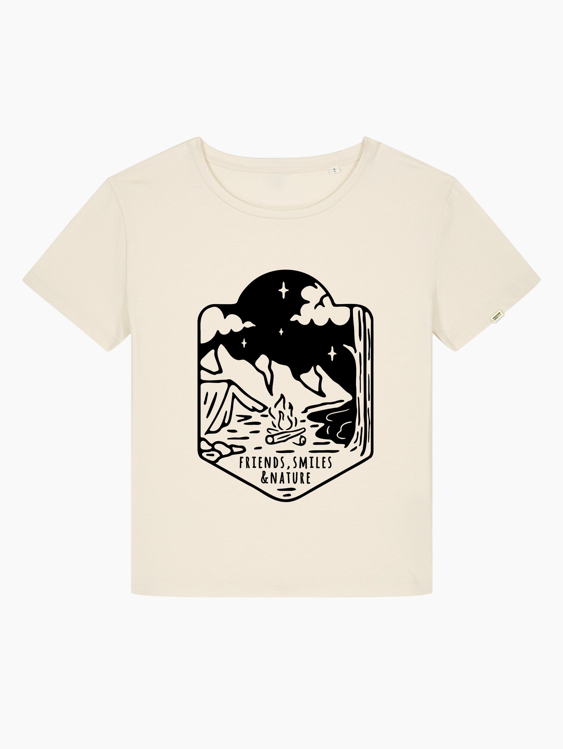 T-Shirt femminile - Friends, smile & nature