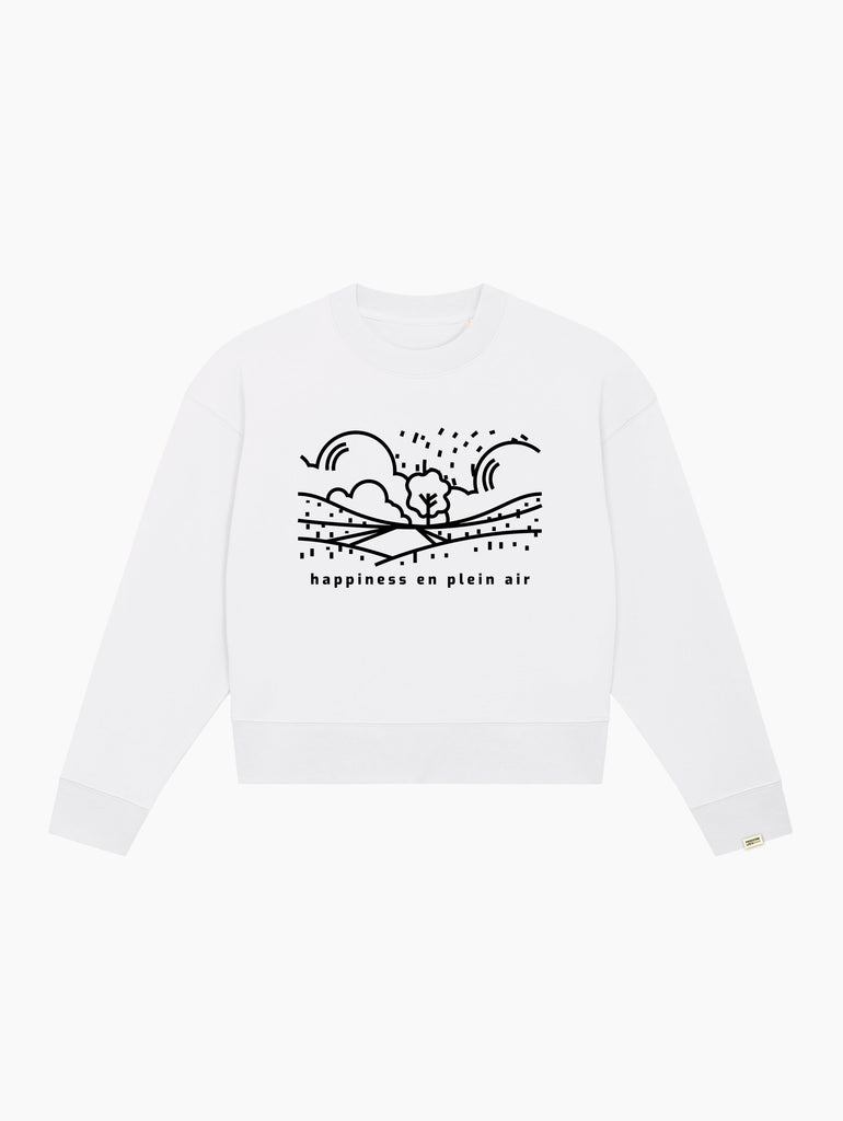 Felpa crop top - Countryside
