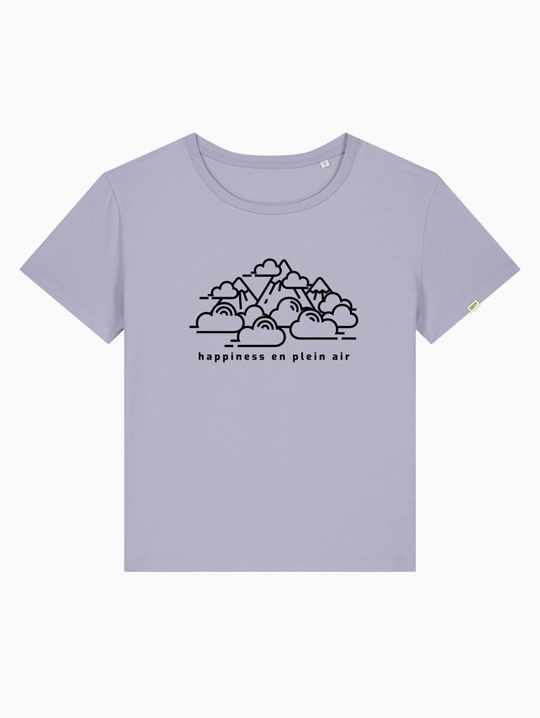 T-Shirt femminile - Peaks and clouds