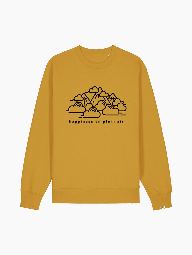 Felpa girocollo - Peaks and clouds