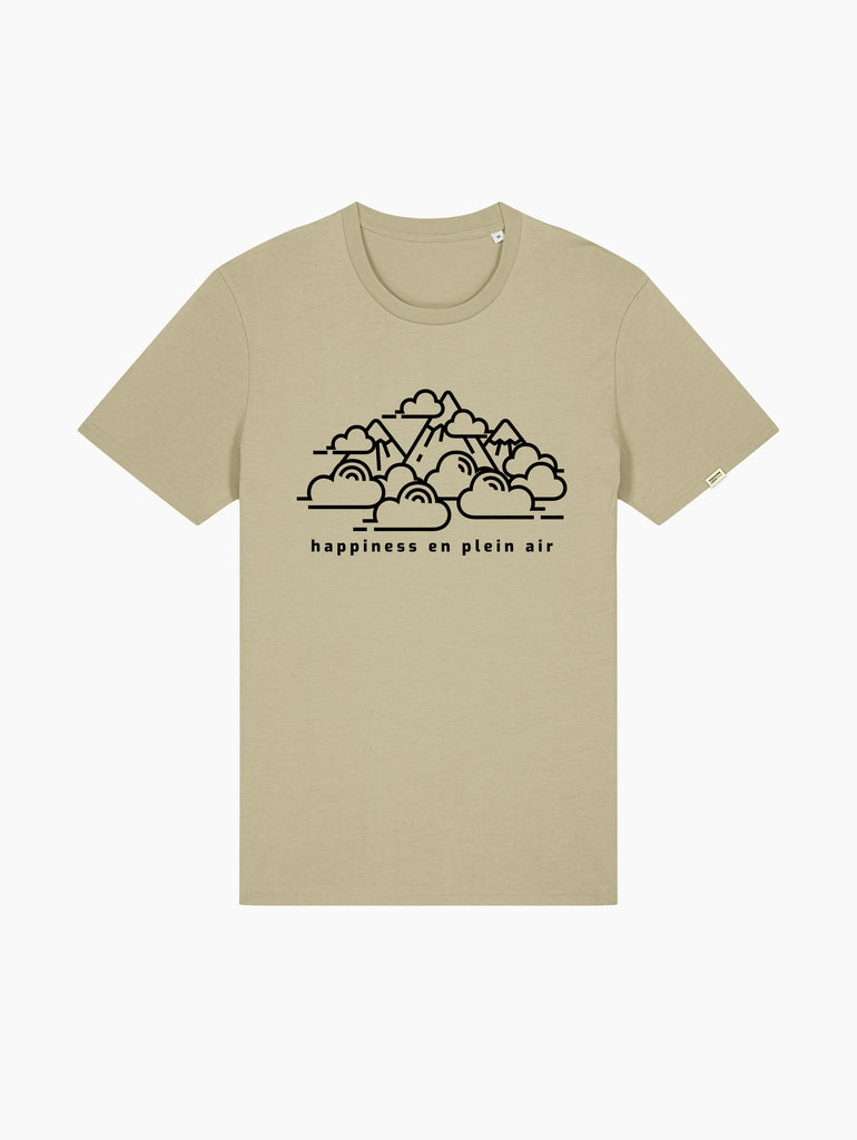 T-Shirt classica - Peaks and clouds