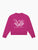 Felpa crop top - Peaks and pines