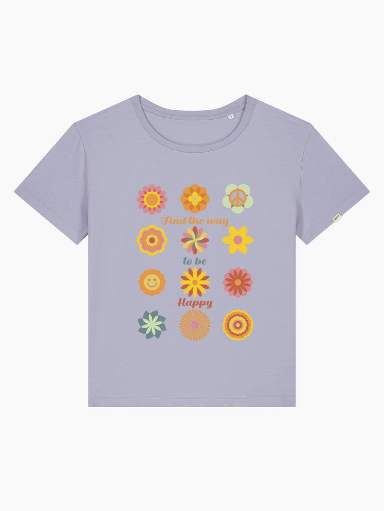 T-Shirt femminile - Find the way to be happy 1