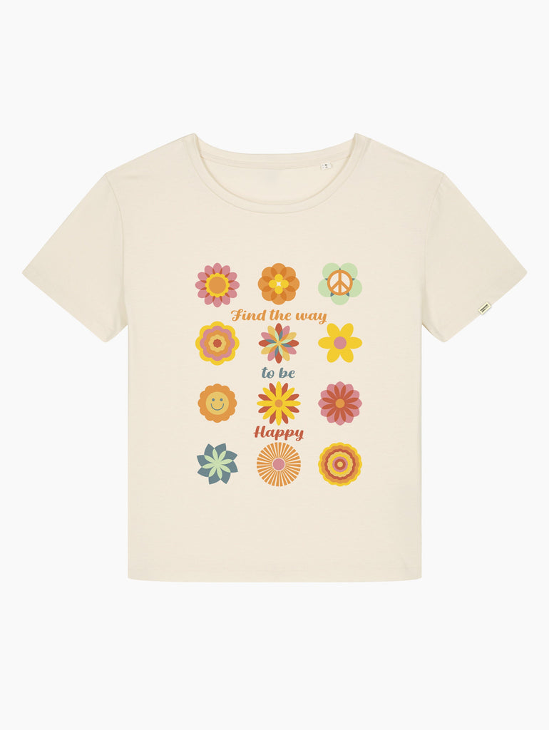 T-Shirt femminile - Find the way to be happy 1