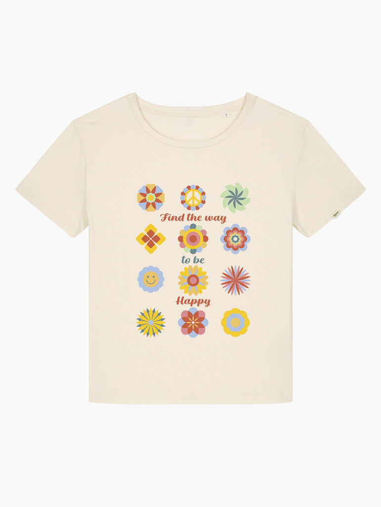 T-Shirt femminile - Find the way to be happy 3