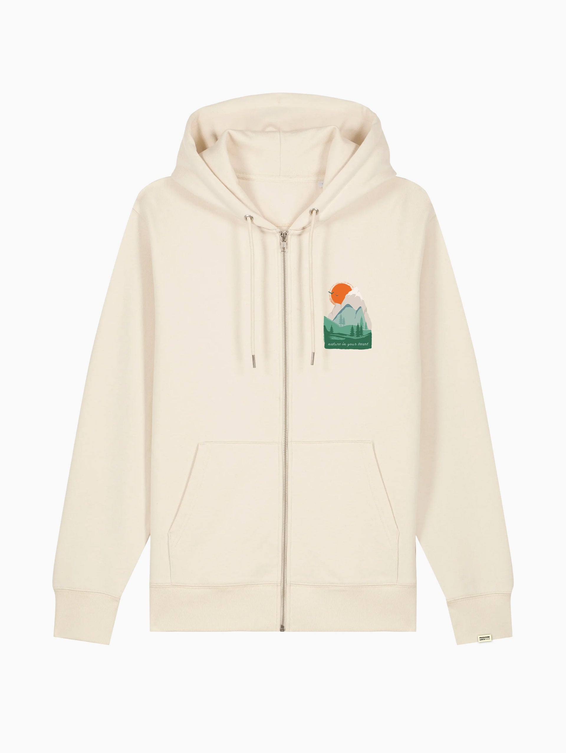 Felpa zip -  Orange Sun