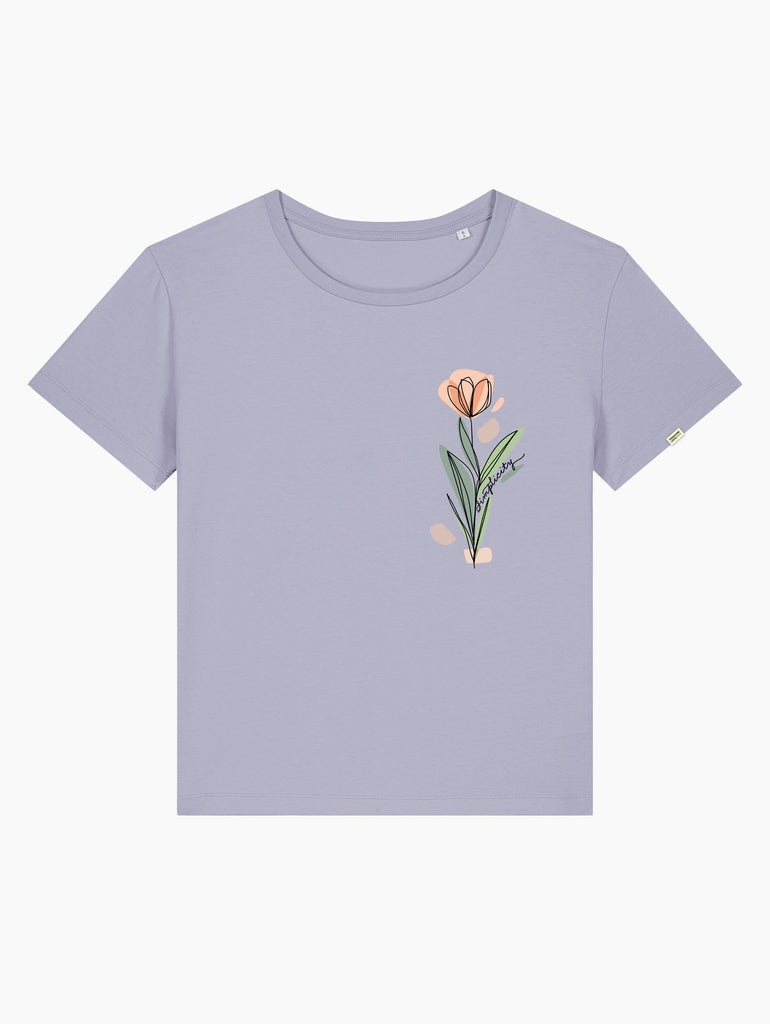 T-Shirt femminile - Lonely tulip