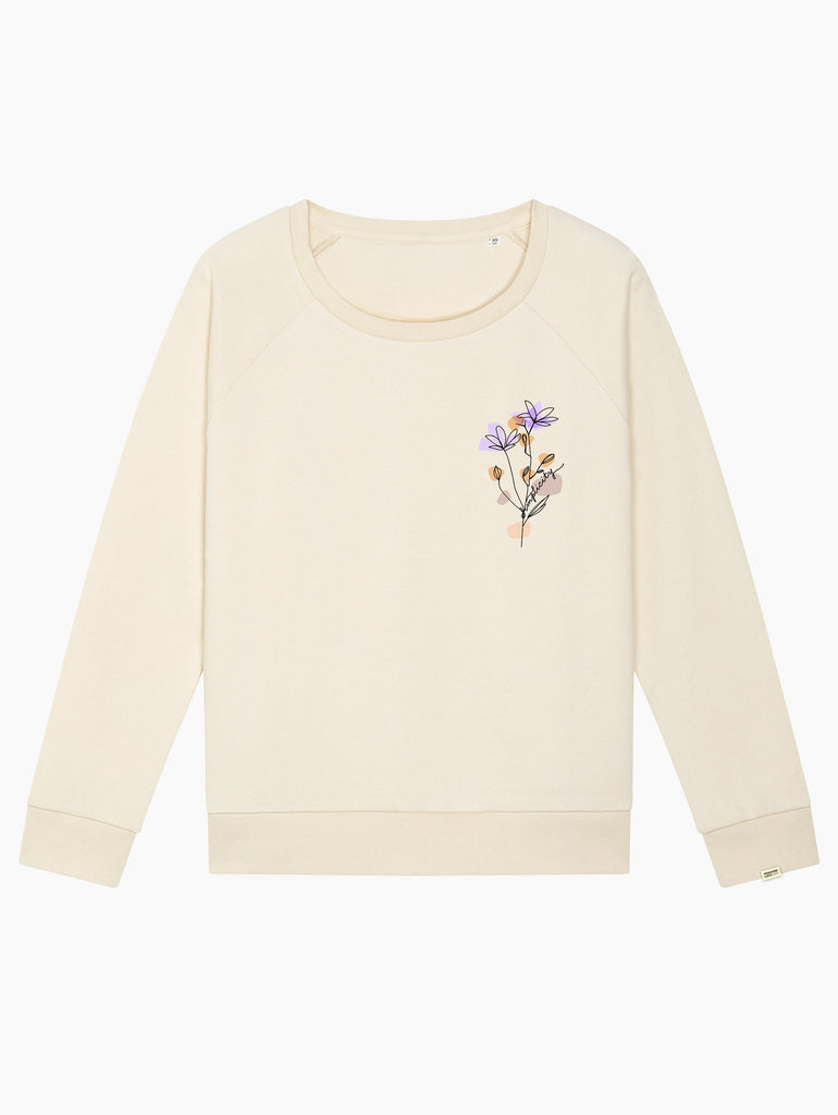 Felpa comoda - Purple daisy