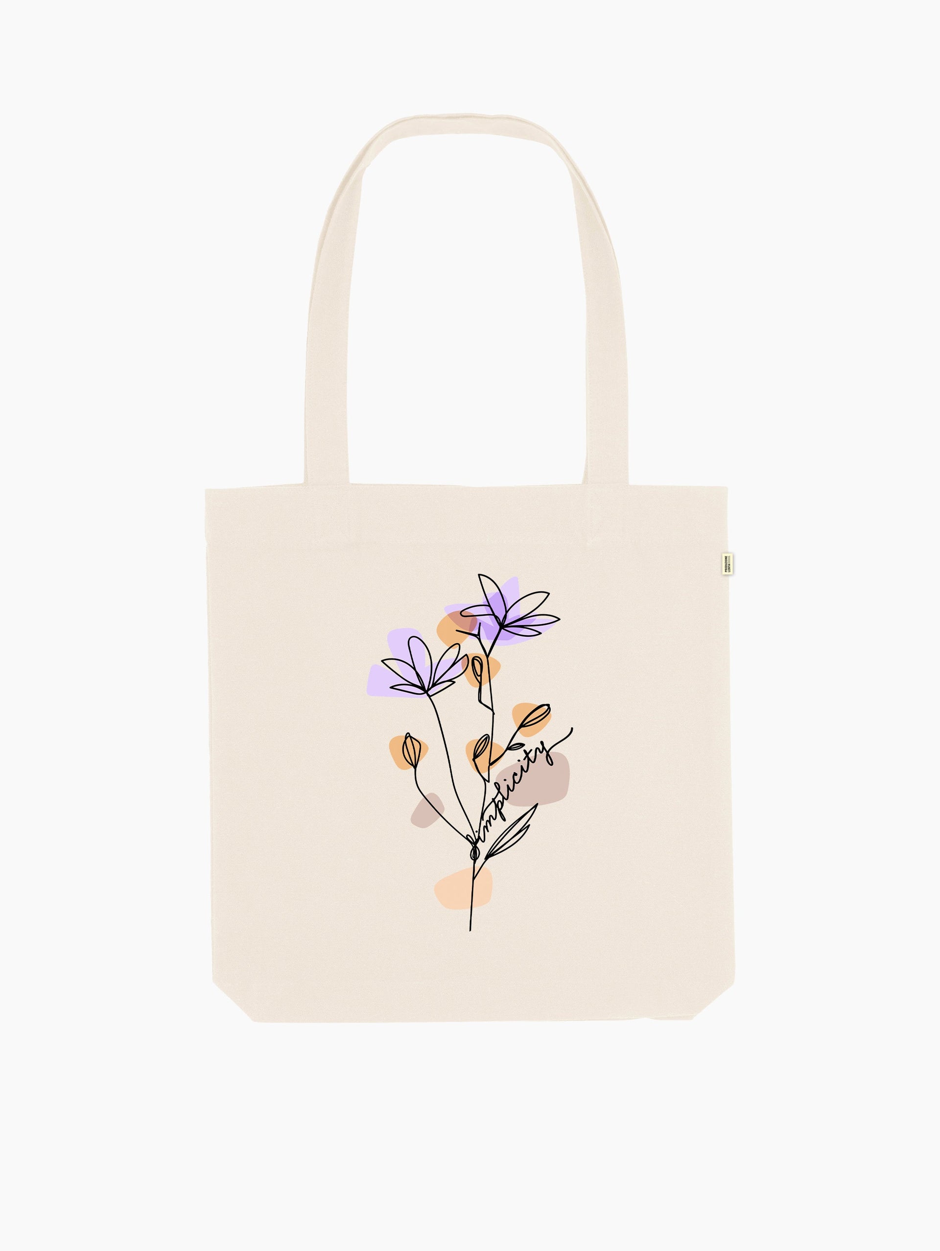 Shopper - Purple daisy