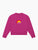 Felpa crop top - Monviso sunset