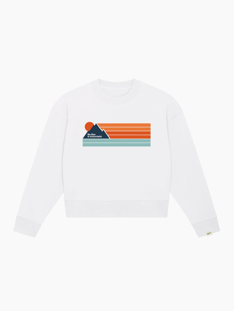 Felpa crop top - Be like Monviso 3