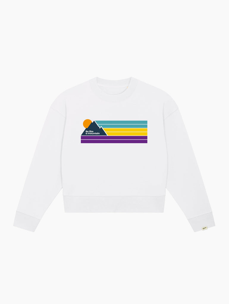 Felpa crop top - Be like Monviso 4