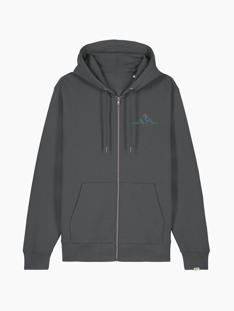 Felpa zip -  M.V. 3841 shades