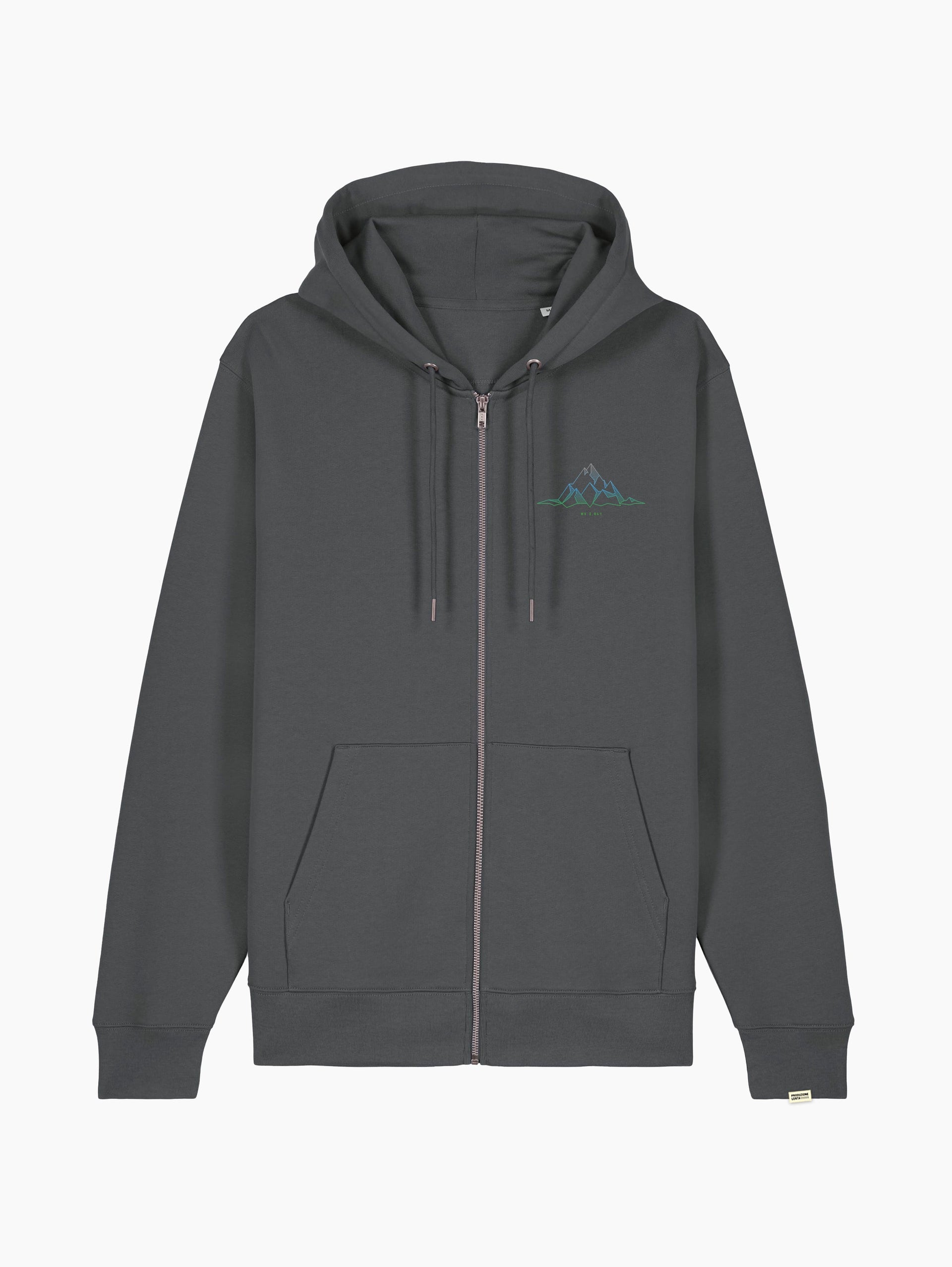 Felpa zip -  M.V. 3841 shades
