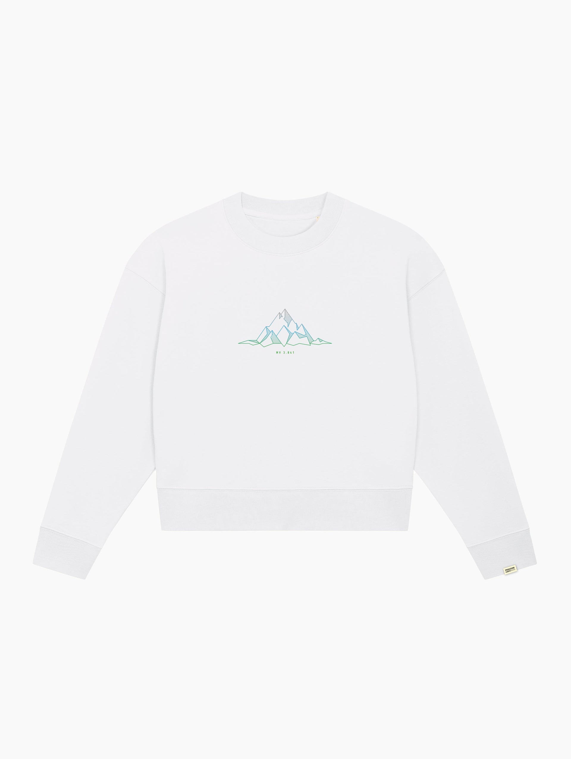 Felpa crop top - M.V. 3841 shades