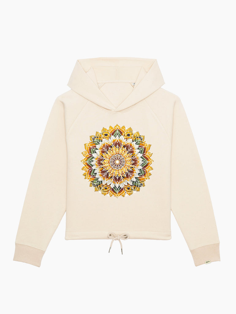 Felpa cappuccio corta - Mandala 1