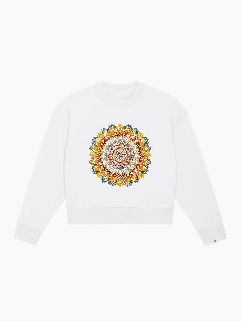 Felpa crop top - Mandala 2
