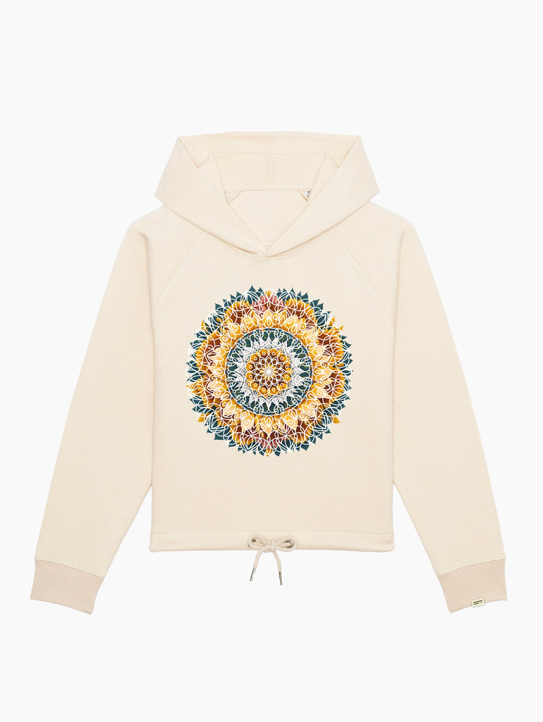 Felpa cappuccio corta - Mandala 3