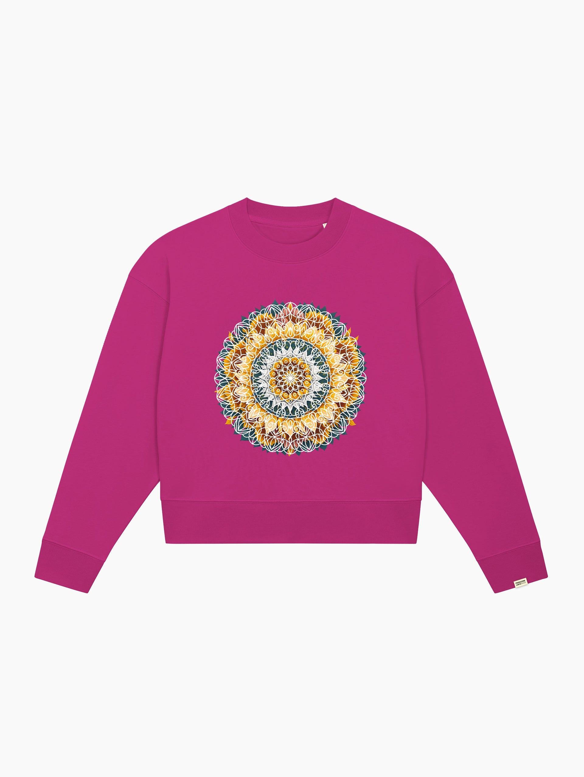 Felpa crop top - Mandala 3